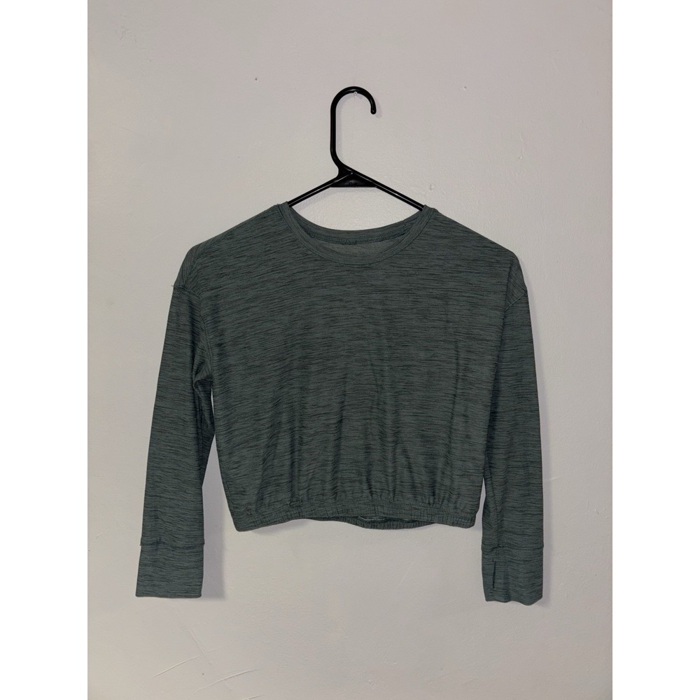 Old Navy Active Girls Shirt Size 6/7 Long Sleeve with Elastic Hem